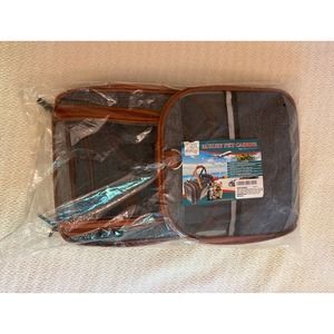 18”Lx11”Hx10.5"W Luxury Airline Pet Carrier Dog & Cat Carrier quality grade mesh